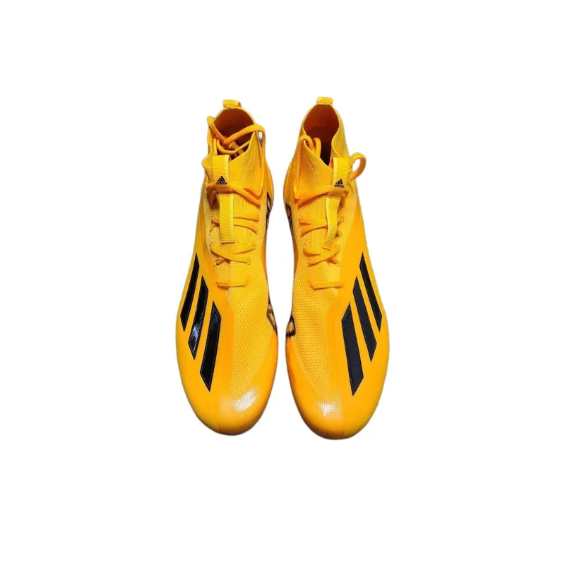 Adidas Adizero Primeknit Cleats Cushioning Wear Resistant Soccer Shoes Men's Yellow Black-2