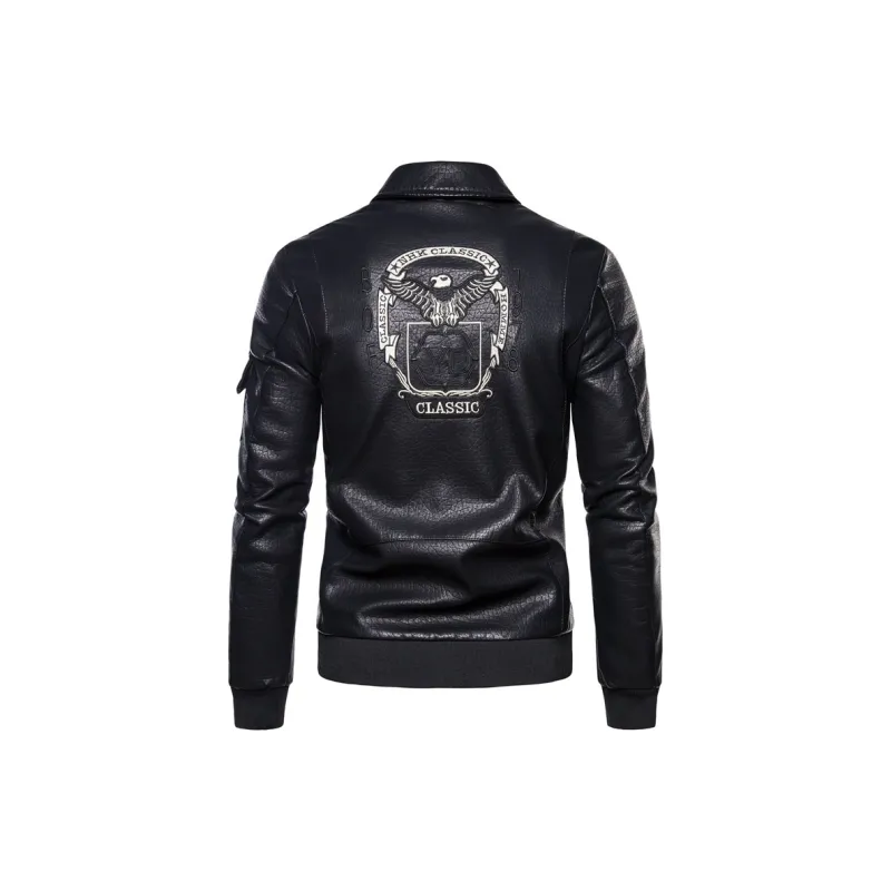 Riding Grams Unisex Motorcycle Jacket Coat Thickened And Fleece Lined-3