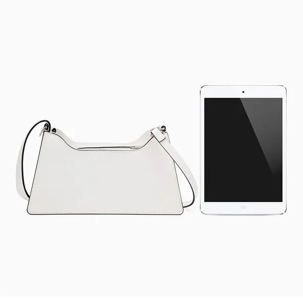 CALVIN KLEIN Synthetic Material Crossbody Bag Women's White-3