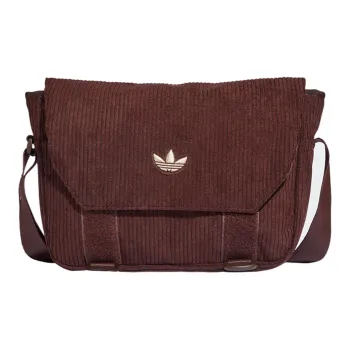 Adidas Originals Corduroy Crossbody Bags Shoulder Bags Unisex Dark Brown