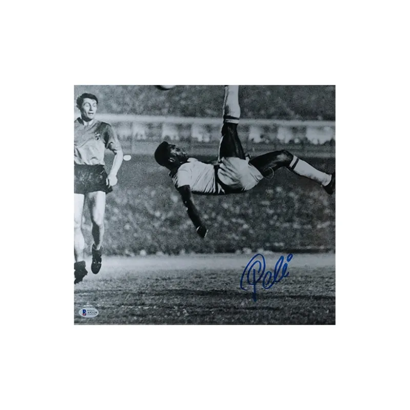 Huayitaojin Brazil Ball King Pelé's Autograph Beckett BAS Certificate Of Authority Fan Collection Framed 67x63cm-1