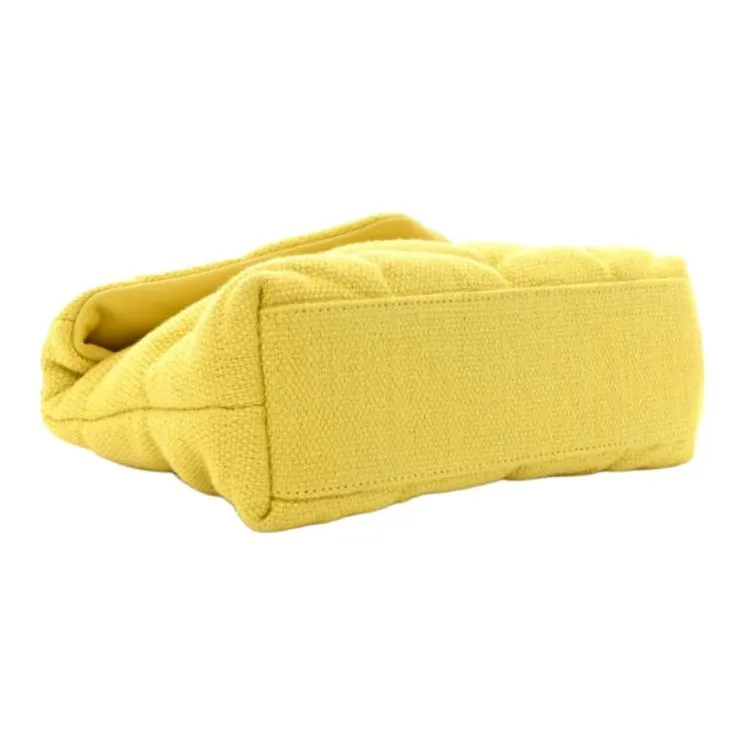 SAINT LAURENT Puffer Toy Bag Mini Women's Lemon Pie Yellow-9