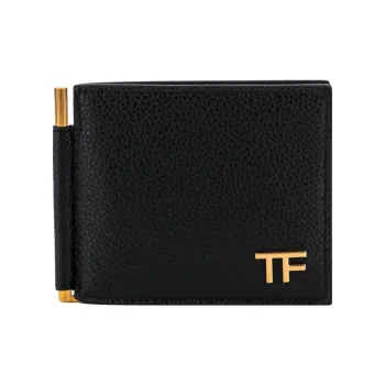 TOM FORD Logo Plaque Bi-Fold Wallet