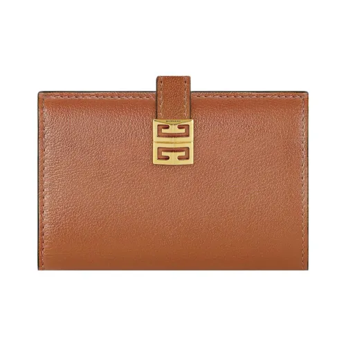 GIVENCHY Calfskin Wallet Women's Brown