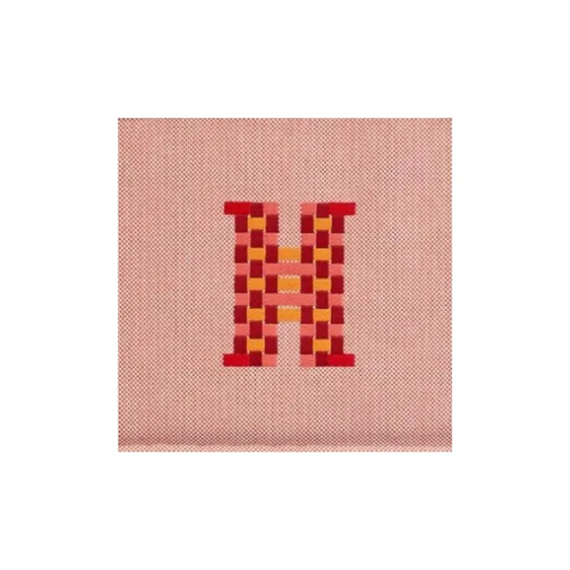 HERMES Canvas Clutch Canvas Bag Storage Bag Unisex Red-2