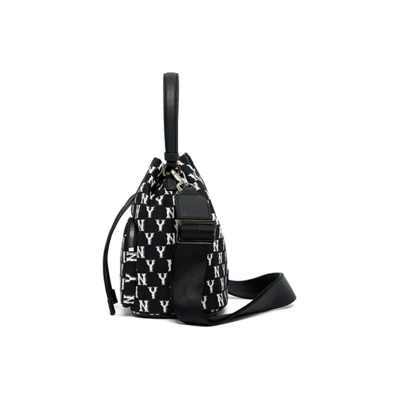 MLB Polyester Bucket Bag Handbag Shoulder Bag Crossbody Bag Regular Women's Black-1