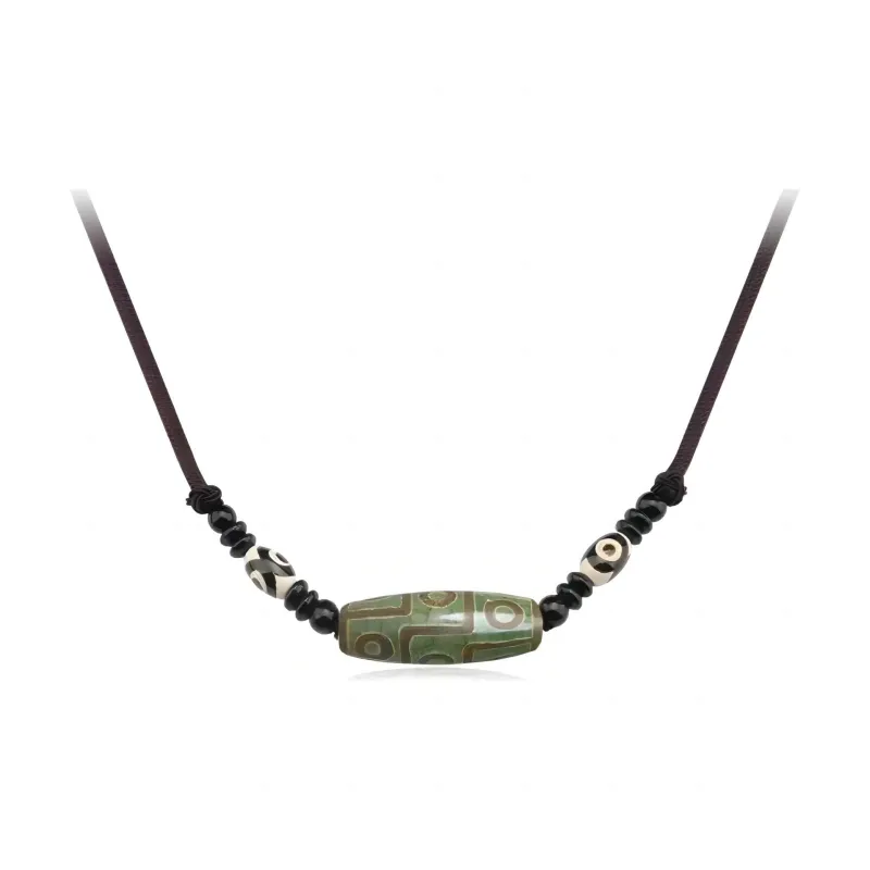 Seven Little Craftsmen Agate Jade Necklaces Unisex-5