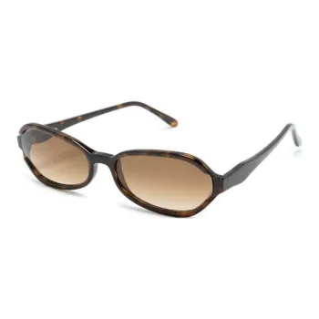 OUR LEGACY Drain Tortoiseshell Oval-frame Sunglasses