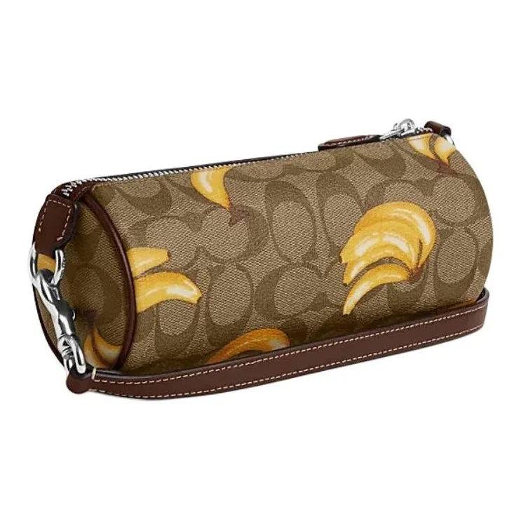 COACH Nolita Artificial Leather Cylinder Bag Handbag, Shoulder Bag Trumpets Women's-1