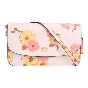 COACH Hayden Pebbled Leather Portable Crossbody Bag Shoulder Bag Women's White