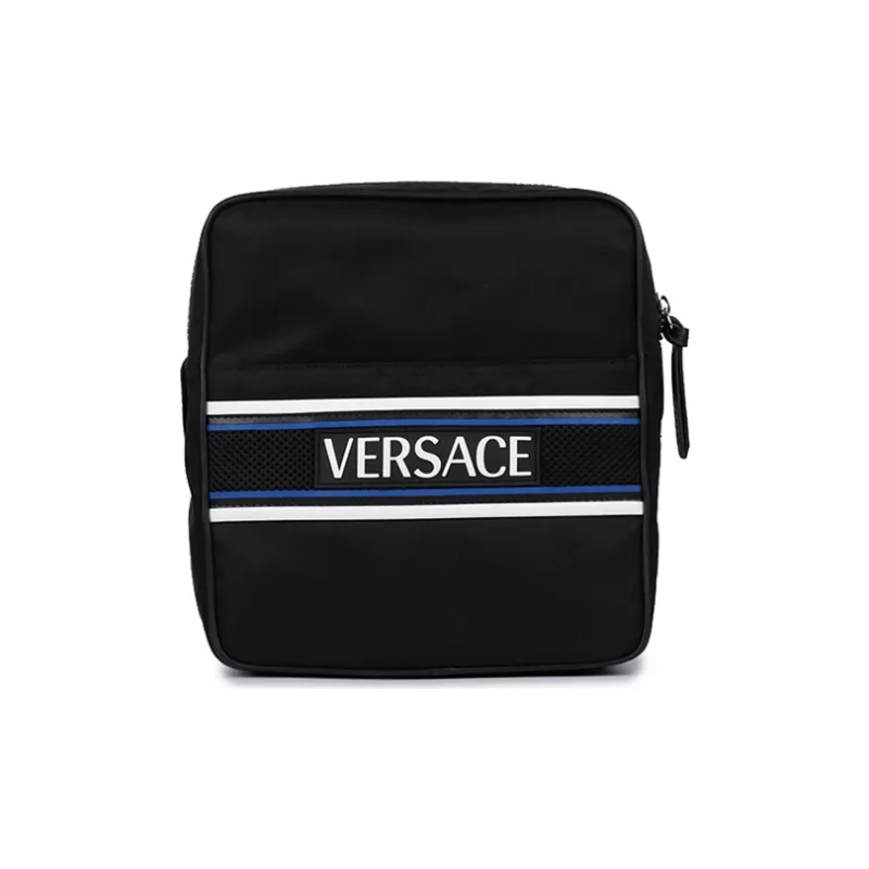 VERSACE Polyamide One Shoulder Handbag Crossbody Bag Regular Men's Black-0