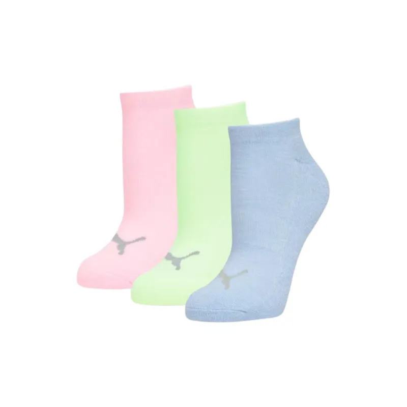 PUMA Women's Half-Terry Low Cut Socks 3 Pairs-0