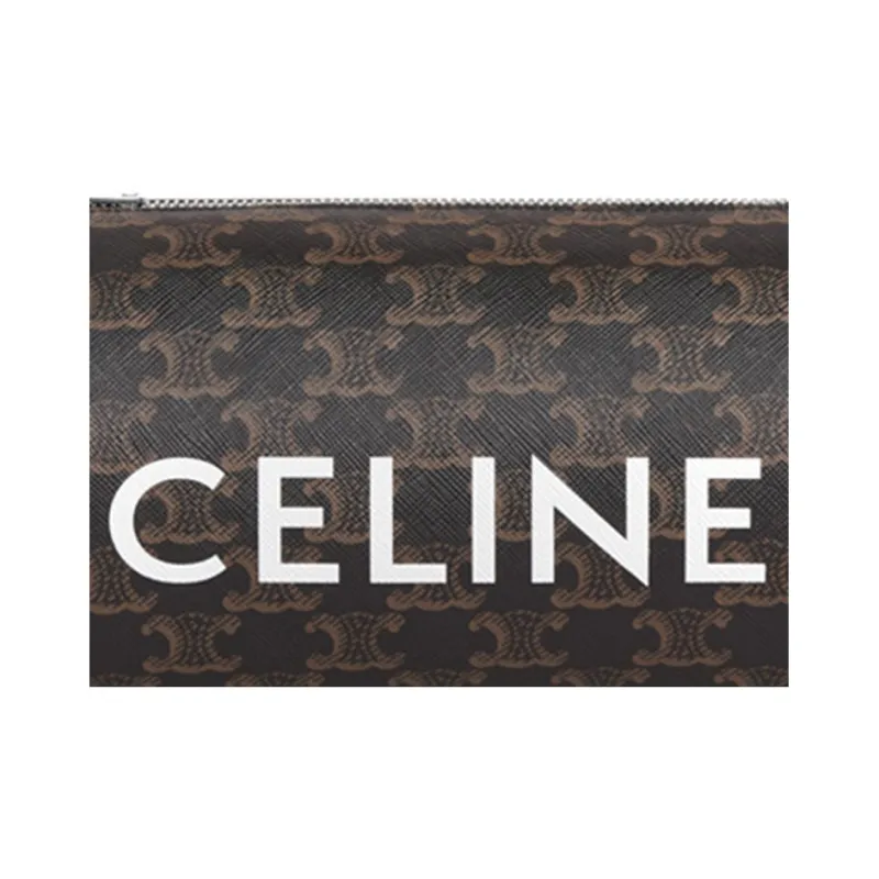 CELINE Smooth Cow Leather Handbag, Crossbody Bag, Cylinder Bag, Shoulder Bag Unisex Tawny-3