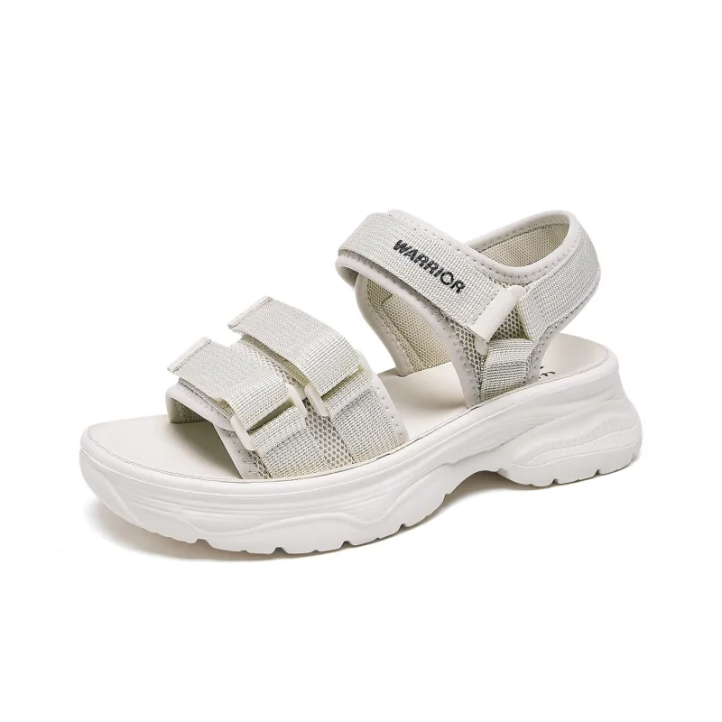 WARRIOR Beach Sandals Women's White, Blue, Pink, Black, Beige-11