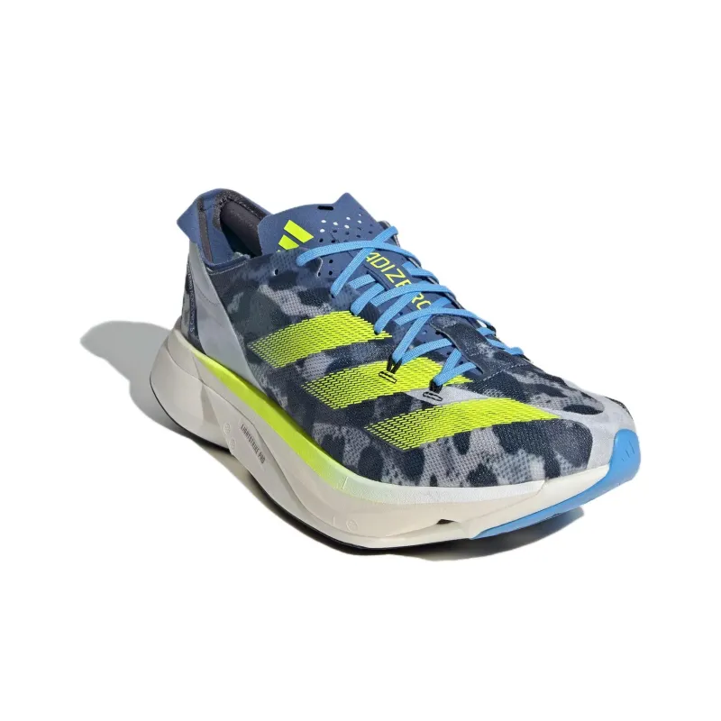 adidas Adizero Adios Pro 3 White/Lemon/Blue-2