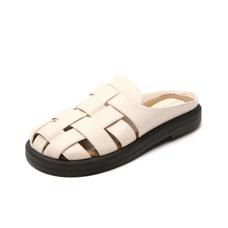 STELLA WEISZ Rubber Sole Wrap toe Slippers Women's-1