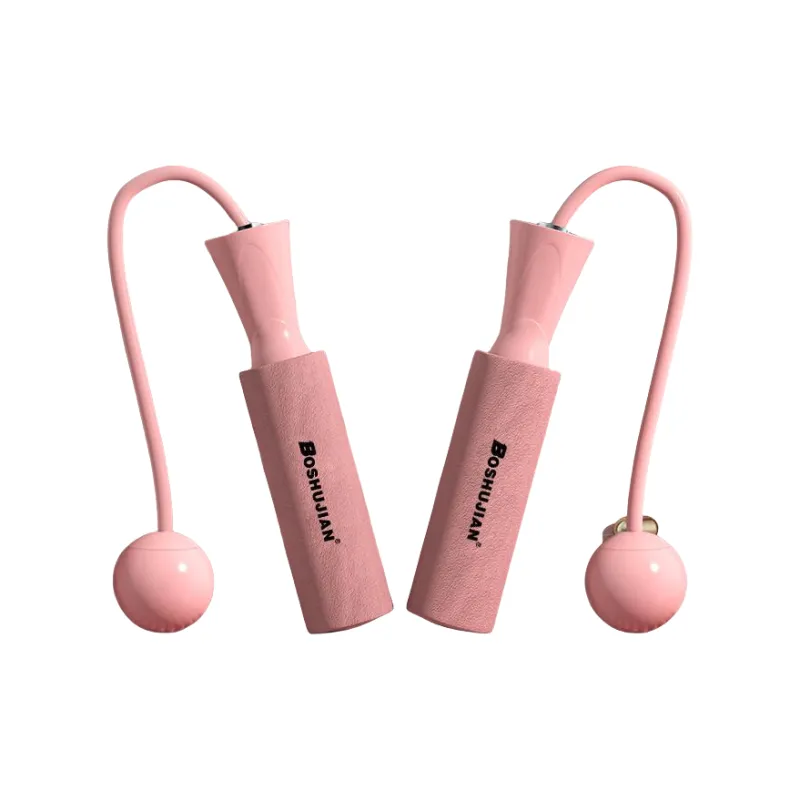 Bo Shu Jian Aerobic Fat Reduction Non Countable Jump Ropes Adults Foam PP Controller PVC Rope-8