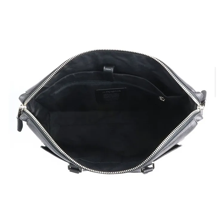 COACH Beckett Leather Laptop Bag Briefcase One Shoulder Handbag Large Size Men's Black-3