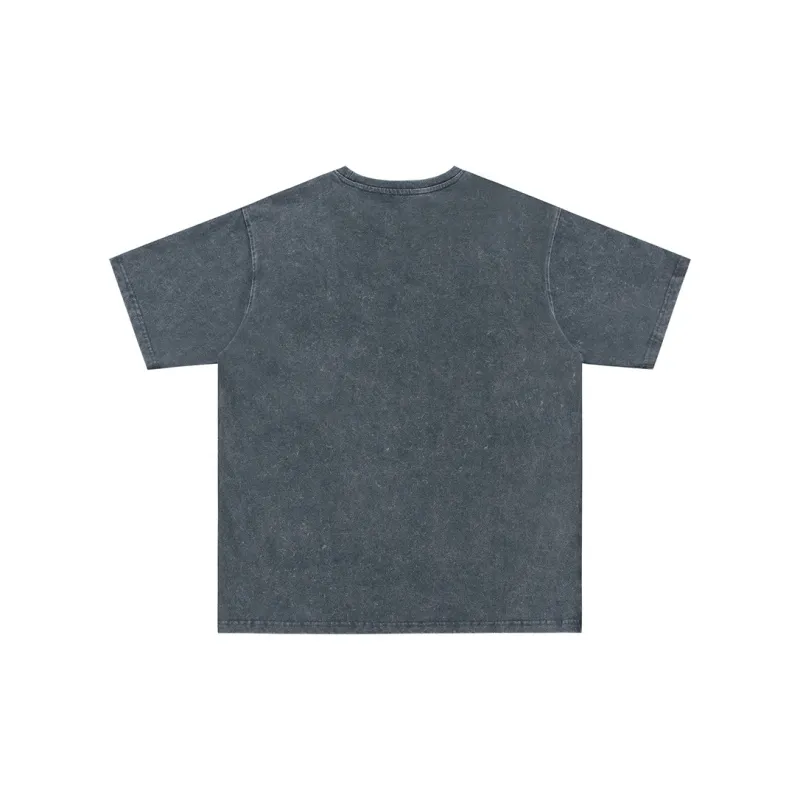 SANSYAS T Shirt Unisex Washed Gray-1