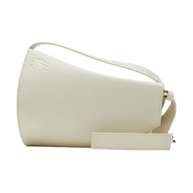 Burberry Grain Leather Crossbody Bag, Shoulder Bag Women's White-2