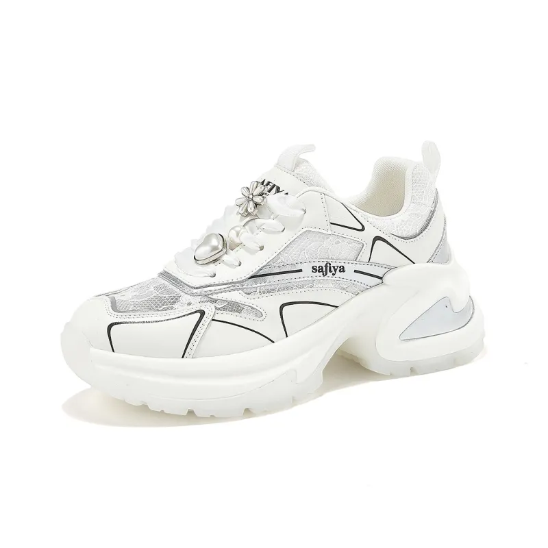 XINGQILIUQIXIA x Safiya Breathable Slip-Resistant Chunky Sneakers Women's-1