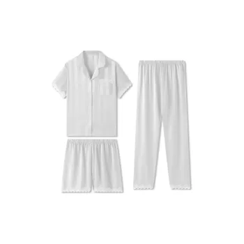 Good Fortune Pajama Set Women's White