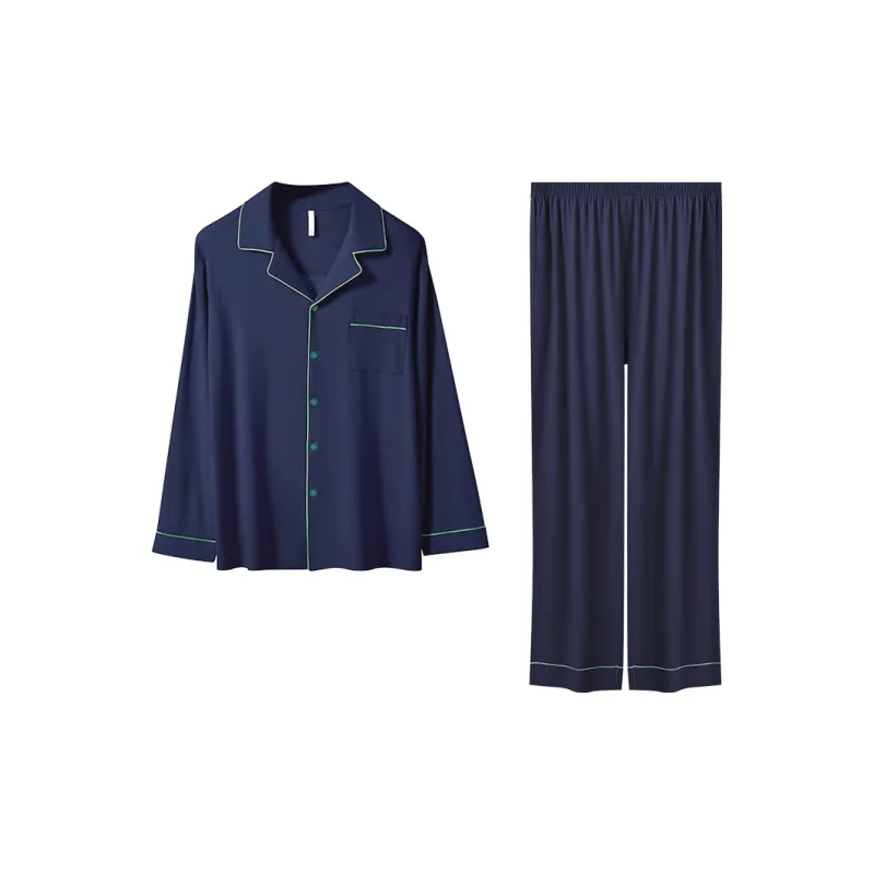 H YXIANG Men Pajama Sets-3
