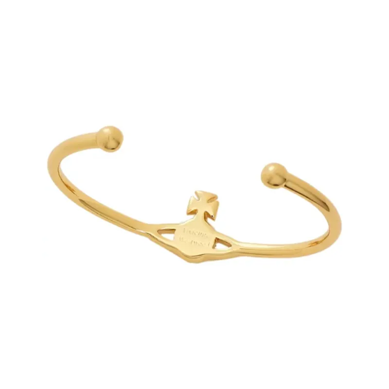 Vivienne Westwood Grace Bas Relief Open Bangle-2