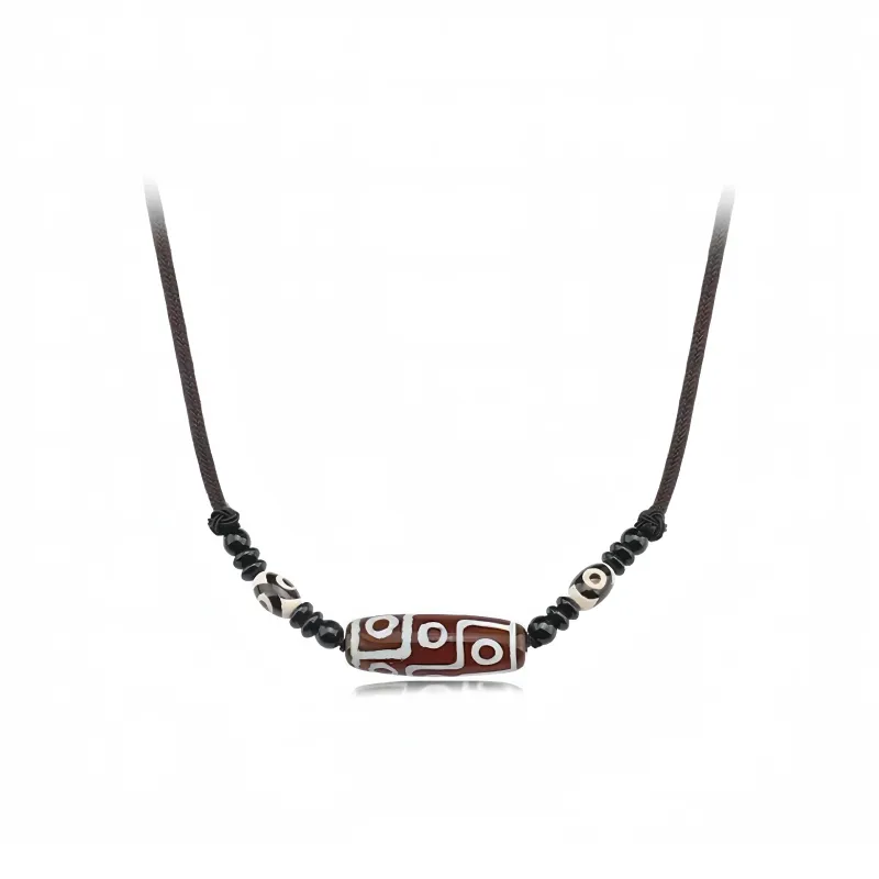 Seven Little Craftsmen Agate Jade Necklaces Unisex-4