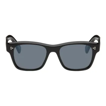 Oliver Peoples Acetate Irregular Shape Sunglasses Men's Black