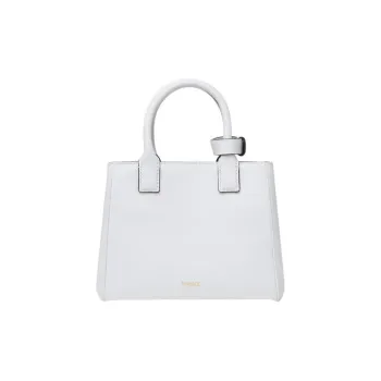 VERSACE La Medusa Calfskin One Shoulder Handbags Small Size Women's White