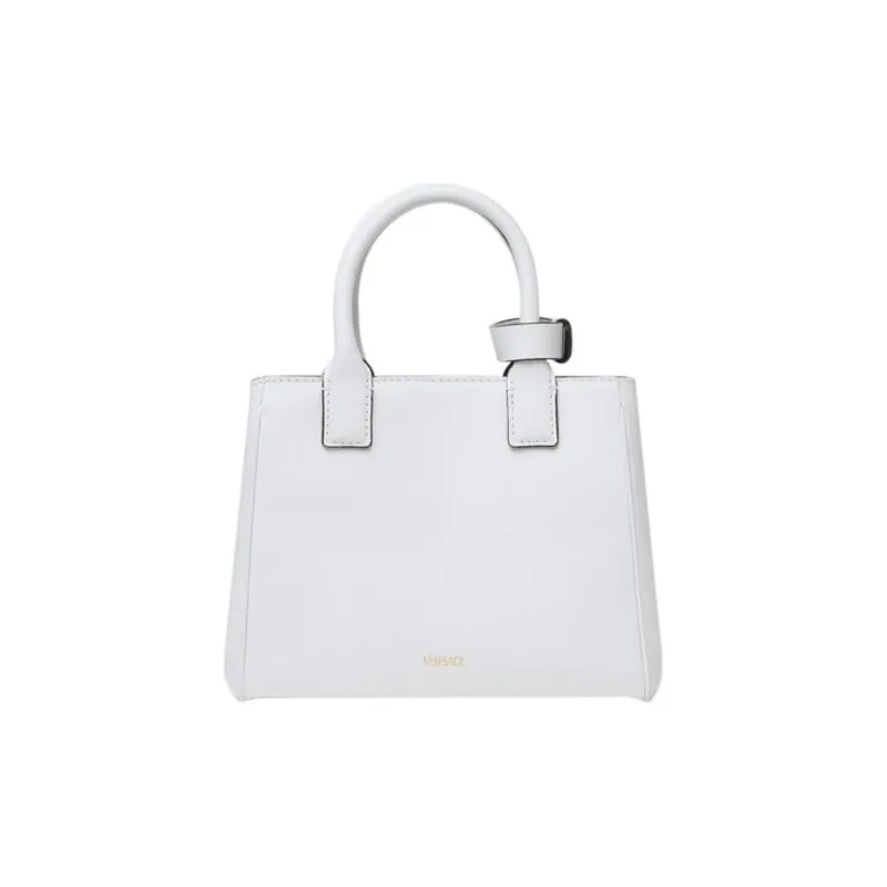 VERSACE La Medusa Calfskin One Shoulder Handbags Small Size Women's White-0