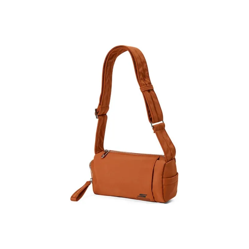 Skechers Fabric Crossbody Bag Shoulder Bag Regular Unisex Brick Red-1