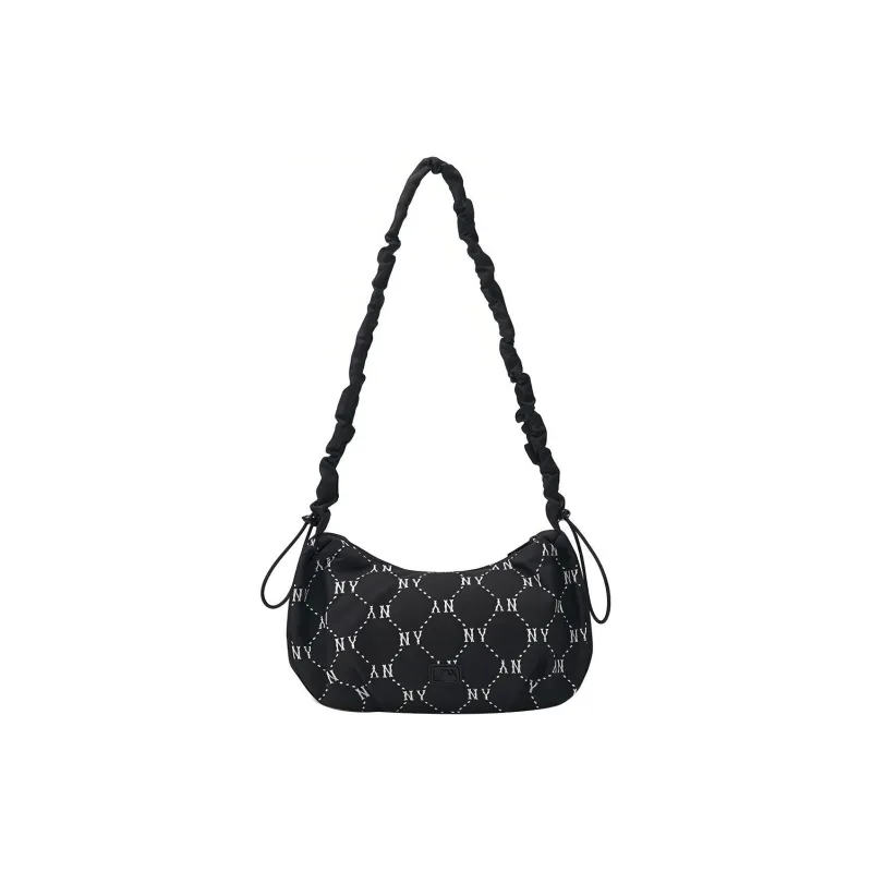 MLB New York Yankees Polyester Shoulder Bag Handbag Shoulder Bag Crossbody Bag Regular Unisex Black-2