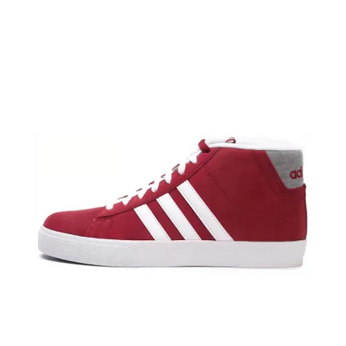 Adidas Skateboard Shoes Men Mid-Top Red