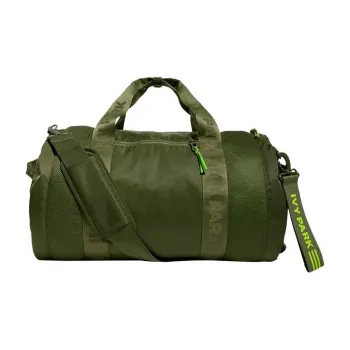 Adidas Originals Fabric Handbag Crossbody Bag Gym Bag Unisex Green