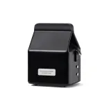 Matte Black Square Pendant Logo