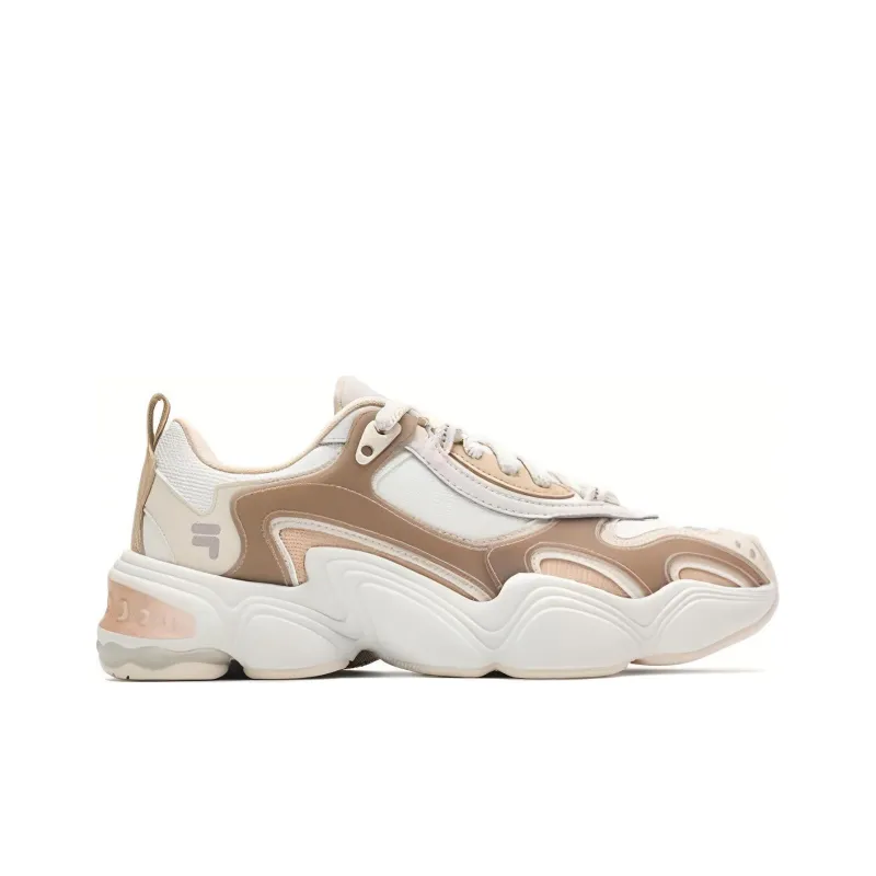 FILA FUSION TENACITY Chunky Sneakers Women's Low Top Brown/White/Black-1
