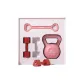 Red Dumbbell 3kg+10LB Kettlebell+Tensioner