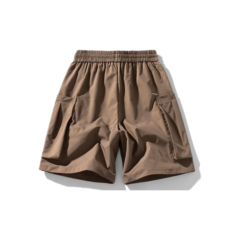 NOTFORMAD Cargo Shorts Unisex Apricot-22