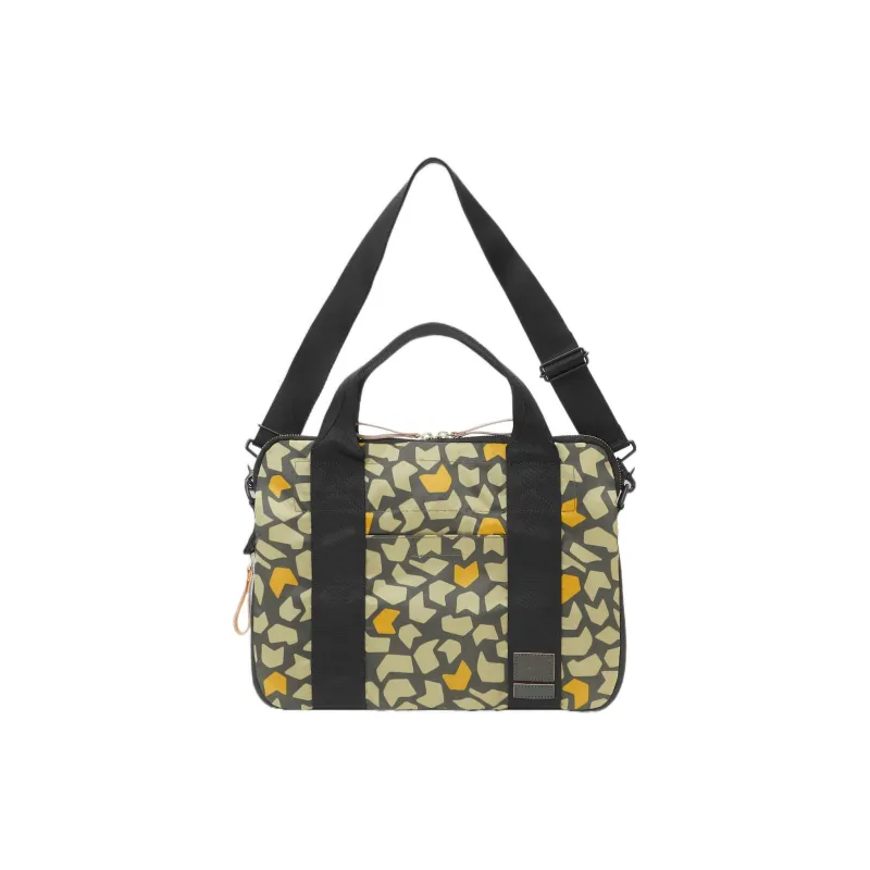 MARNI PORTER Collaboration Cow Leather Briefcases Handbags Men's Camouflage-0