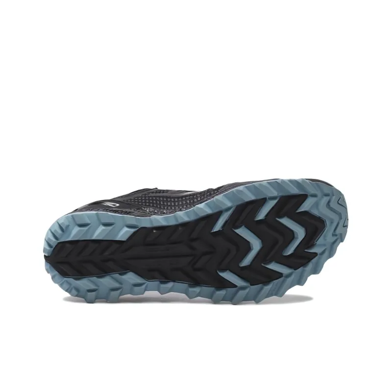 Saucony Cushioning Wear Resistant Low Top Casual Running Shoes Men's Black Blue-4