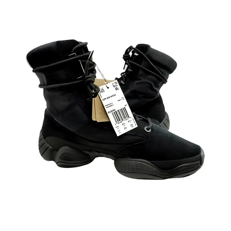 Adidas 500 Tactical Durable Breathable High-Top Outdoor Shoes Men's Black-4