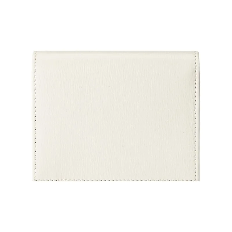 GUCCI Horsebit 1955 Leather Card Holder, Wallet Women's White-2