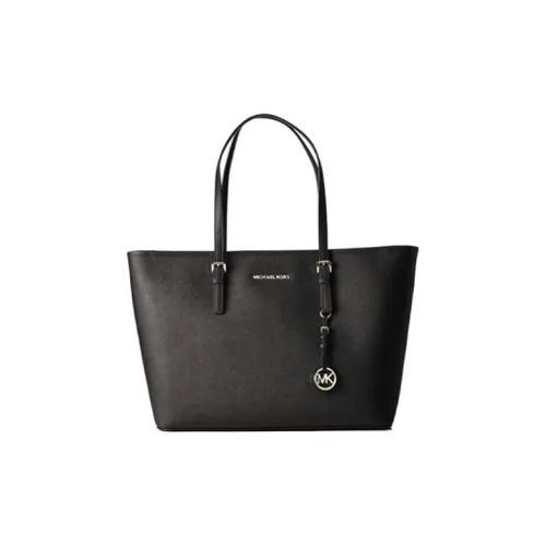 MICHAEL KORS MICHAEL KORS Handbag Collection Jet Set Leather detail Bag Shopping Bag Handbag Regular Women's Black