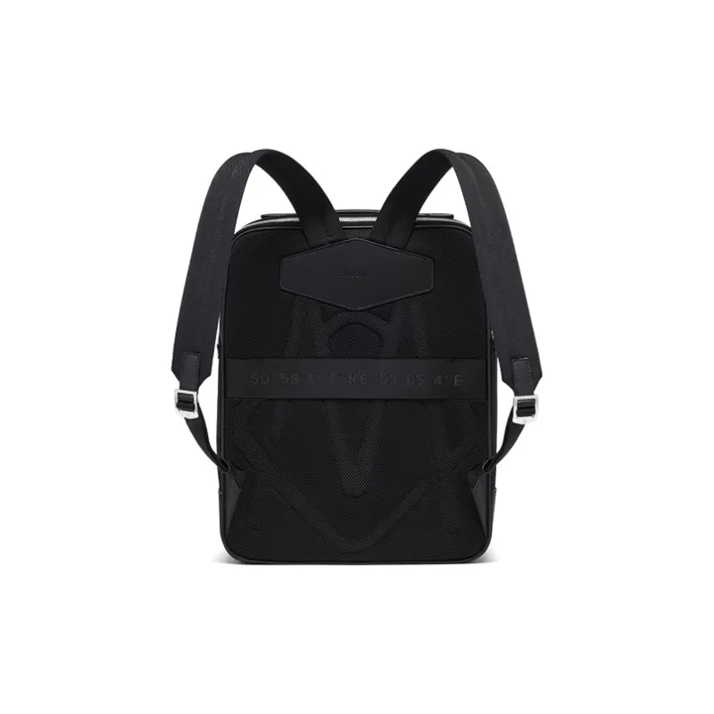 RIMOWA Never Still Canvas With Full-Grain Leather Backpack Unisex Black-2