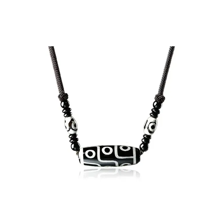 Yuanyanghuangjin Agate Jade Necklaces Unisex-0