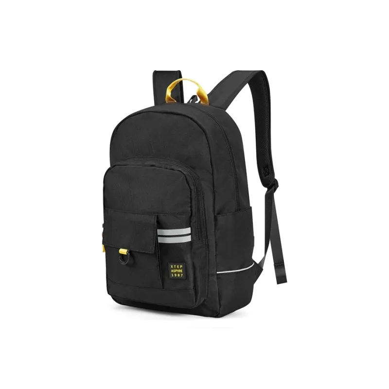XTEP Fabric Backpack Regular Unisex Black/Ecru/Light Purple-2