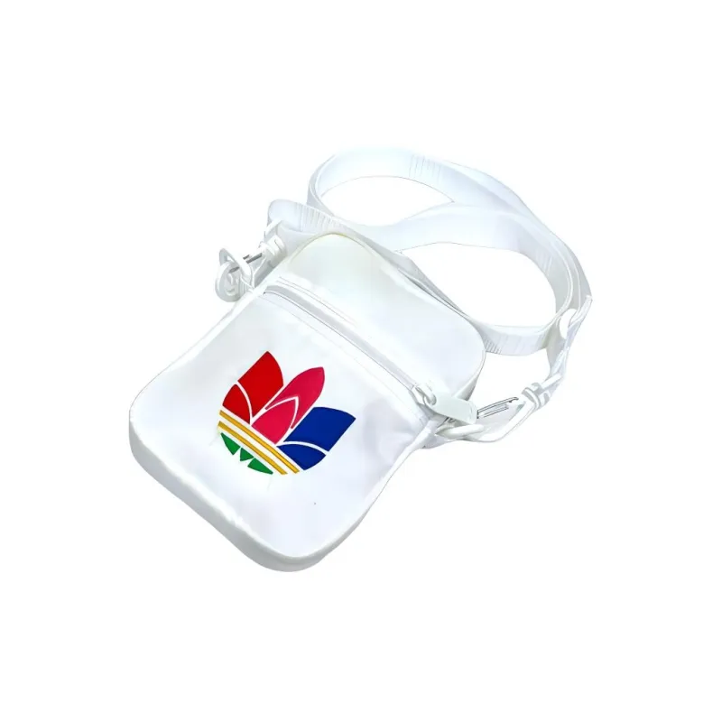 Adidas Originals Polyester Crossbody Bag Regular Unisex White-4