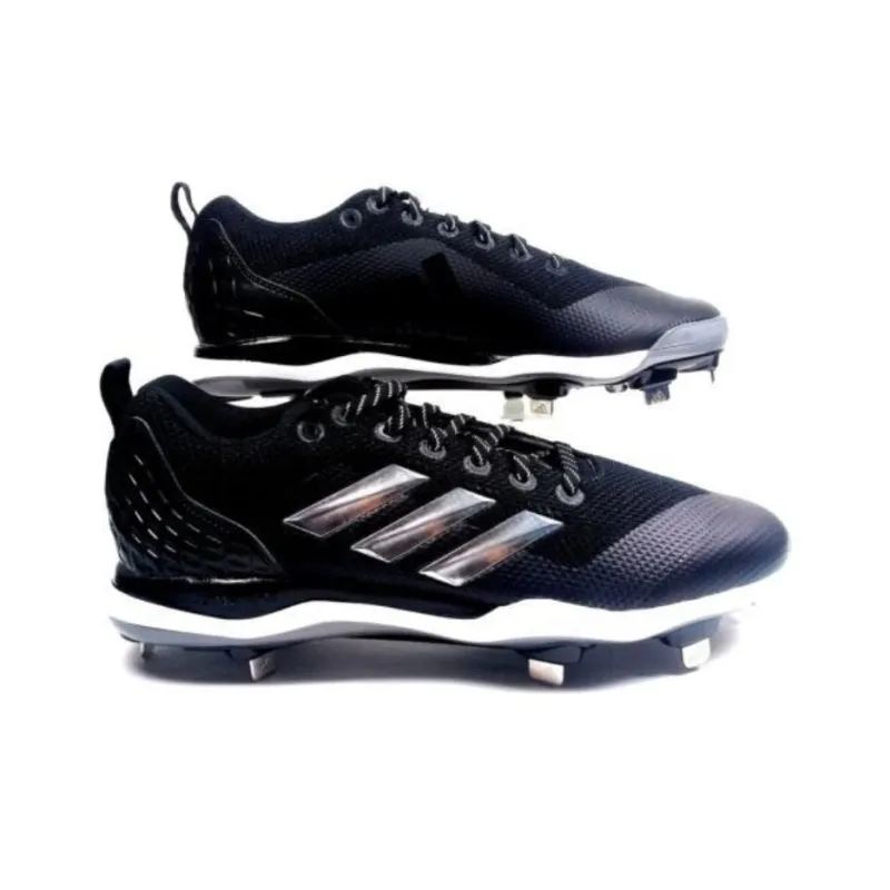 Adidas Power Alley 5 Cushioning Wear-Resistant Low-Top Training Shoes Men's Black-4